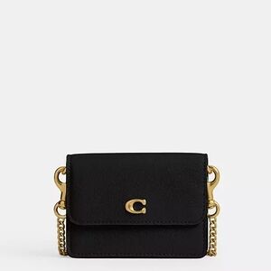 Coach Black Leather Crossbody Bag